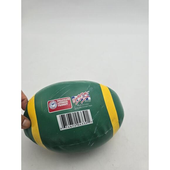 OREGON DUCKS FOOTBALL Vintage Collectible Plush Football - Picture 4 of 5